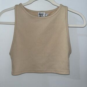 Princess polly tan halter neck tank top